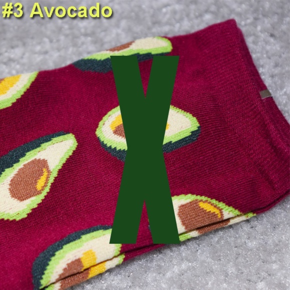 NWT Women's Socks Fruit Pattern - Picture 7 of 7
